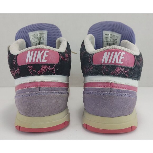 Nike 6.0 Air Mogan Mid Premium Skate Shoes WHT/BLK/PINK/PURPLE Women's US 8.5 - Picture 4 of 16